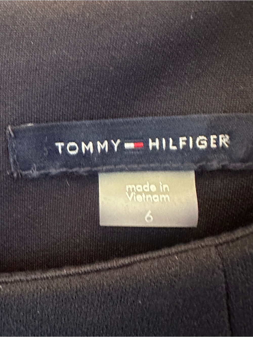 Tommy Hilfiger Navy Dress Women’s Size 6 - Picture 4 of 4
